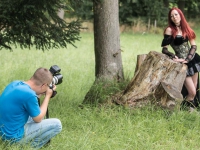 Fotograf Daniel Kühne aus Harzgerode beim Fotoshooting