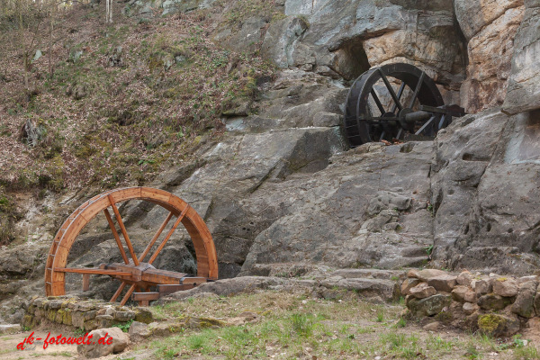 Wasserräder der Regensteinmühle bei Blankenburg Harz