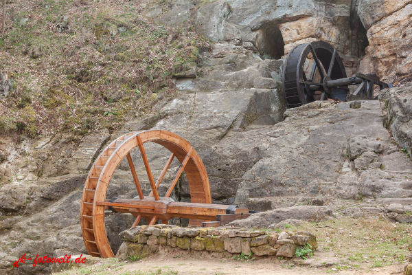 Wasserräder der Regensteinmühle bei Blankenburg Harz