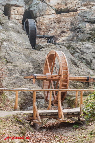 Wasserräder der Regensteinmühle bei Blankenburg Harz