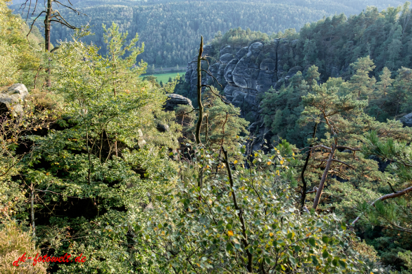 Nationalpark sächsische Schweiz Elbsandsteingebirge Bastei