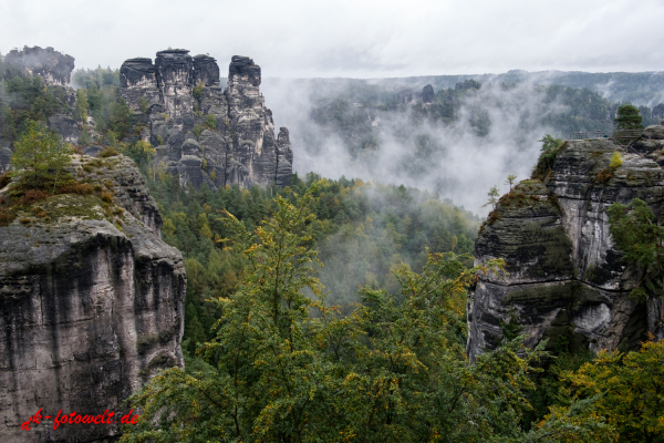 Nationalpark sächsische Schweiz Elbsandsteingebirge Bastei