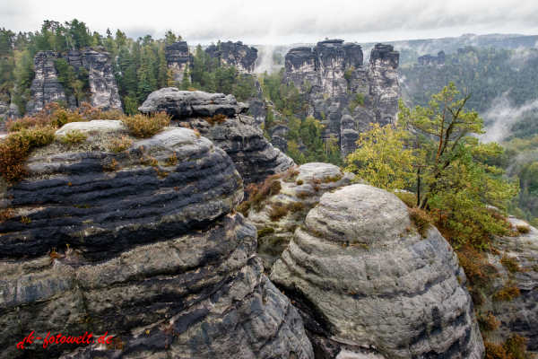 Nationalpark sächsische Schweiz Elbsandsteingebirge Bastei