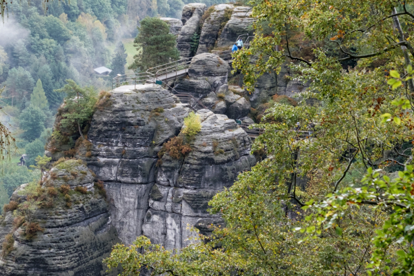 Nationalpark sächsische Schweiz Elbsandsteingebirge Bastei