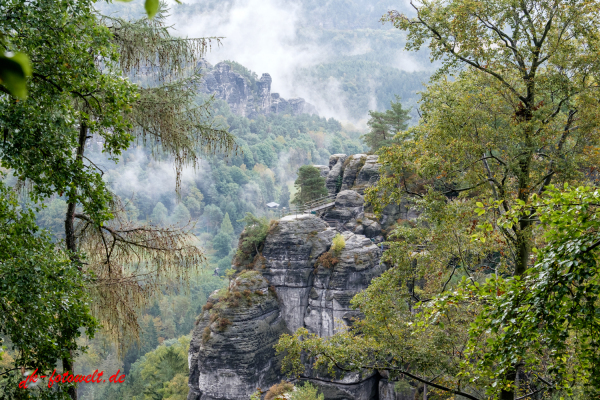 Nationalpark sächsische Schweiz Elbsandsteingebirge Bastei