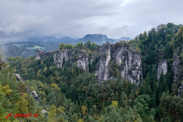 Nationalpark sächsische Schweiz Elbsandsteingebirge Bastei