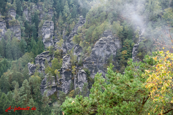 Nationalpark sächsische Schweiz Elbsandsteingebirge Bastei