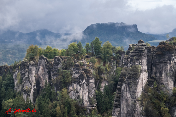 Nationalpark sächsische Schweiz Elbsandsteingebirge Bastei