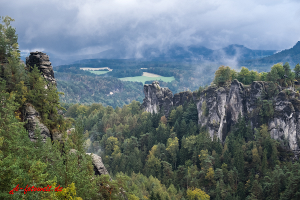 Nationalpark sächsische Schweiz Elbsandsteingebirge Bastei