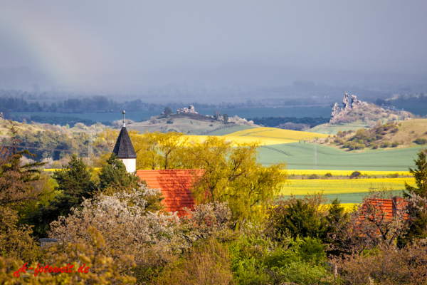 Blick von Timmenrode zur Teufelsmauer