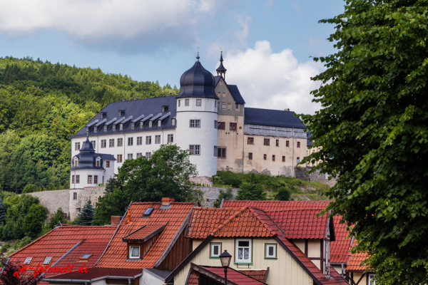 Europastadt Stolberg Harz Blick zum Schloss