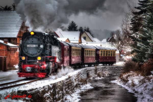 Harzer Schmalspurbahn in Straßberg Harz