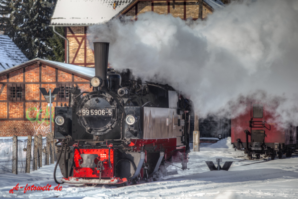 Harzer Schmalspurbahnen Selketalbahn im Winter