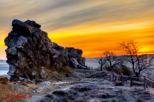 Teufelmauer bei Thale im Harz