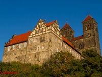 Blick auf die Stiftskirche Quedlinburg