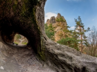 Teufelsmauer bei Thale Hamburger Wappen