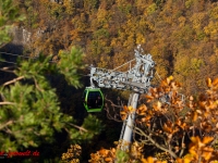 Blick in das Bodetal vom Hexentanzplatz mit herbstlicher laubfärbung