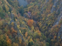 Blick vom Hexentanzplatz in das Bodetal / Harz