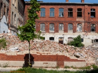 Abriss alter Industriegebäude in Quedlinburg