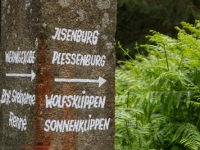 Beschilderung Wanderwege