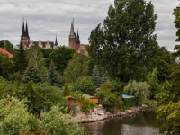 Blick auf das Merseburger Schloss