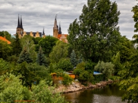 Blick auf das Merseburger Schloss