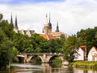 Blick auf das Merseburger Schloss