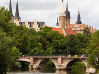 Blick auf das Merseburger Schloss