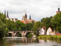 Blick auf das Merseburger Schloss