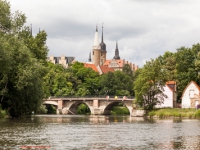 Blick auf das Merseburger Schloss