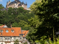 Blick auf das Schloss Wernigerode