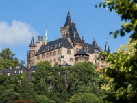 Blick auf das Schloss Wernigerode