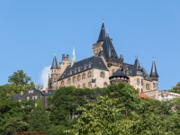 Blick auf das Schloss Wernigerode