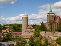 Blick auf die Altstadt von Bautzen