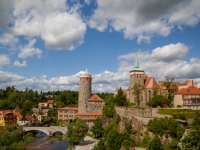 Blick auf die Altstadt von Bautzen