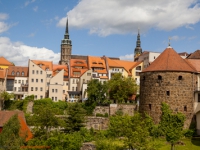 Blick auf die Altstadt von Bautzen