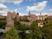 Blick auf die Altstadt von Bautzen