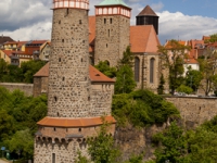 Blick auf die Altstadt von Bautzen