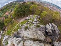 Blick vom Großvaterfelsender Teufelsmauer bei Blankenburg