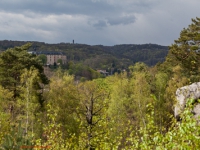 Blick vom Großvaterfelsender Teufelsmauer bei Blankenburg