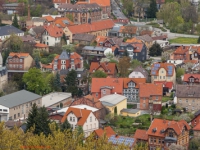 Blick vom Großvaterfelsender Teufelsmauer bei Blankenburg