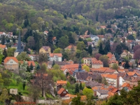 Blick vom Großvaterfelsender Teufelsmauer bei Blankenburg