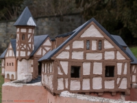 Model der Burg Anhalt in Ballenstedt