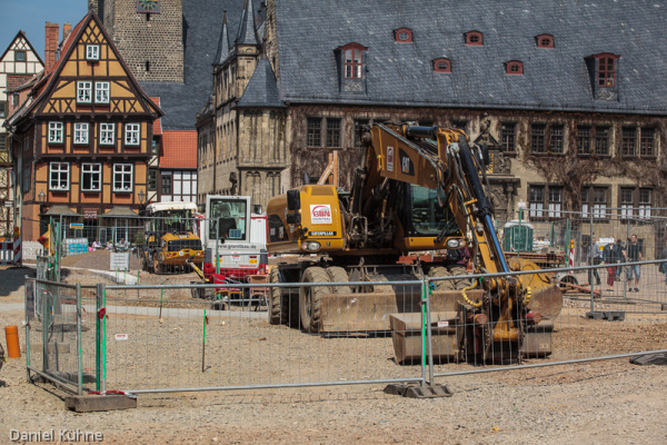 Umgestaltung des Marktplatzes in Quedlinburg