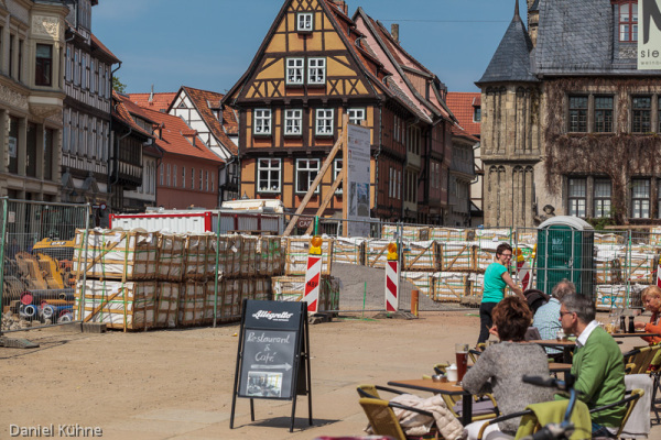 Umgestaltung des Marktplatzes in Quedlinburg