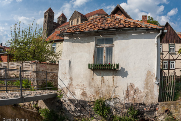 Welterbestadt Quedlinburg mit Blick zum Schlossberg