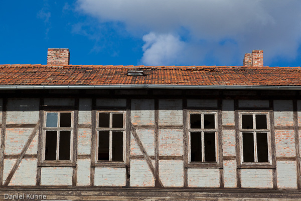 Fachwerkstadt Quedlinburg marodes Fachwerkhaus