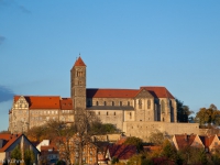 Schloss Quedlinburg im Herbst