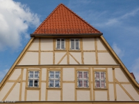 Fachwerkfassade in Quedlinburg