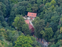 Blick vom Hexentanzplatz im Harz